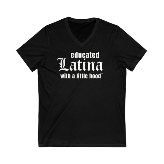 Educated Latina with a Little Hood Shirt