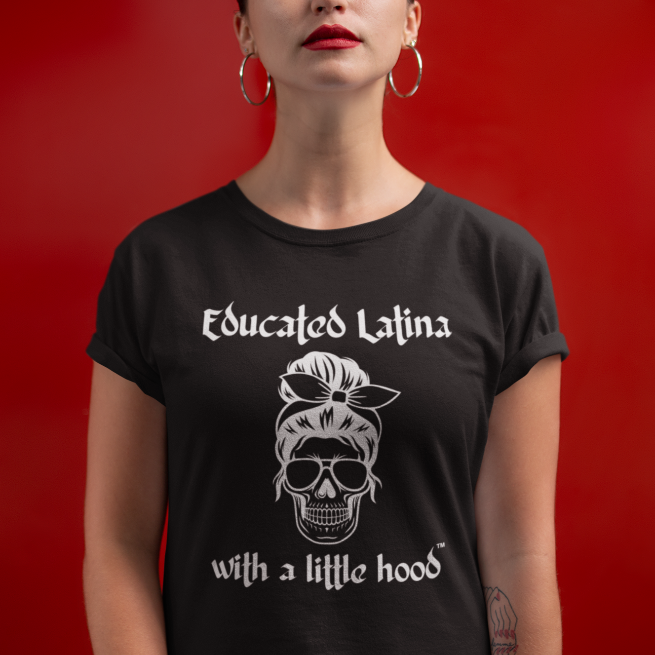 Educated Latina Shirt, Messy Bun Shirt, Latina T-Shirt, Hispanic Clothing, Educated Latina with a Little Hood Shirt, Latina Grad Shirt, Latina Power Shirt, Latina Empowerment Shirt, Shirts for Latina Grad, Messy Bun Shirt, Gifts for Latina Grad.